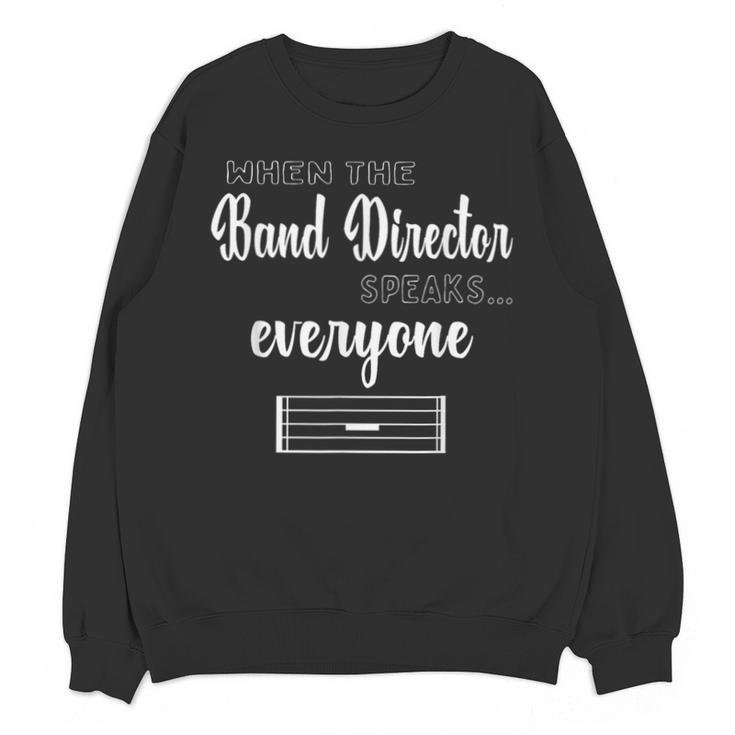 Band Director Shirt Music Teacher Appreciation Unisex Sweatshirt