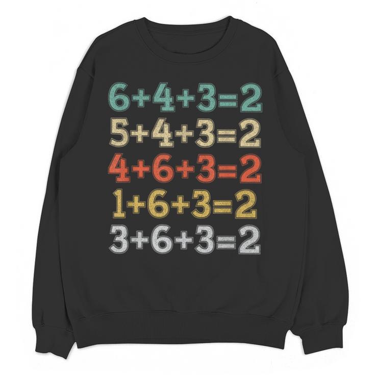 Baseball Math Sports Double Play Teacher School 2022 Unisex Sweatshirt
