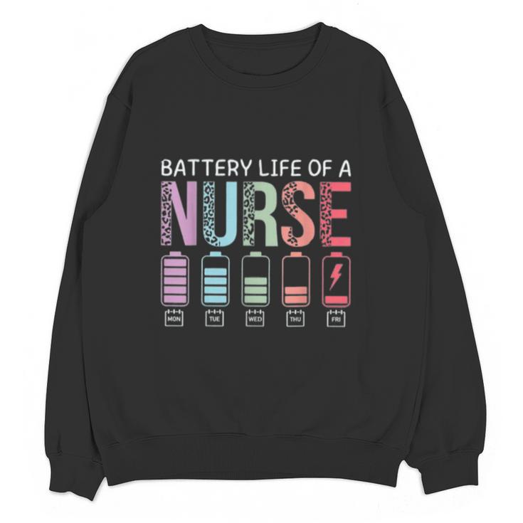 Battery Life Of A Nurse School Teacher Appreciation Unisex Sweatshirt