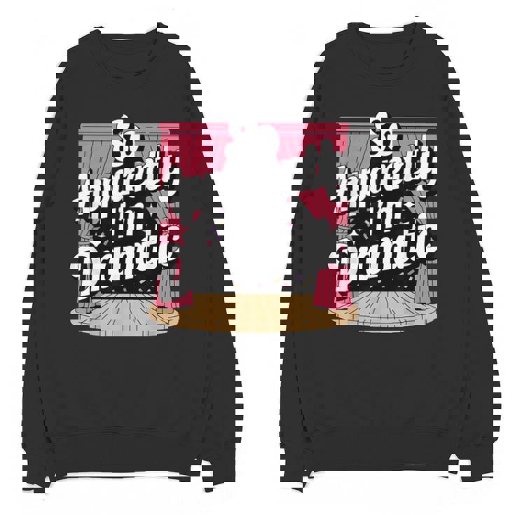 Best Theatre Art For Men Women Musical Drama Teacher Theater Unisex Sweatshirt, trending gift