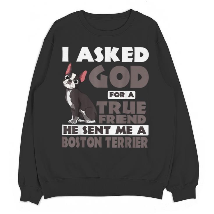 Boston Terrier American Gentleman Non-Sporting Dog Lover Unisex Sweatshirt