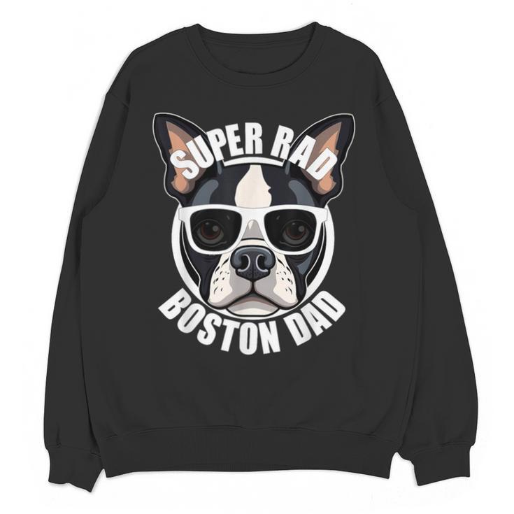 Boston Terrier Dad Father’s Day Dog Dad Men’s Unisex Sweatshirt
