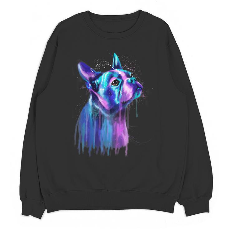 Boston Terrier Dog For a Boston Terrier Mom Unisex Sweatshirt