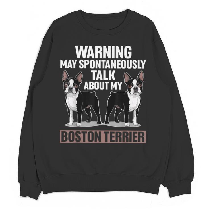 Boston Terrier Dog Unisex Sweatshirt