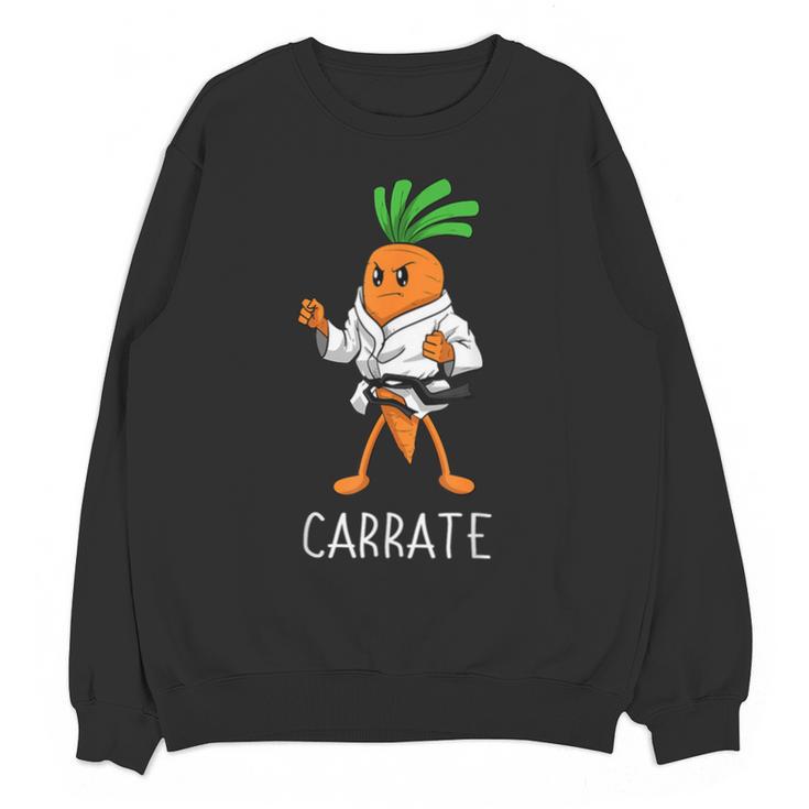 Carrate Karate Carrot Student Teacher Trainee Trainor Unisex Sweatshirt