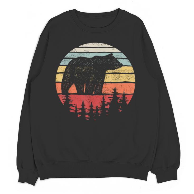 Catch Some Rays Vintage Retro Grizzly Bear Unisex Sweatshirt
