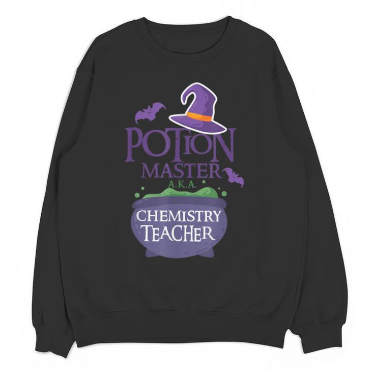 Chemistry Teacher Halloween Shirt School POTION MASTER Unisex Sweatshirt