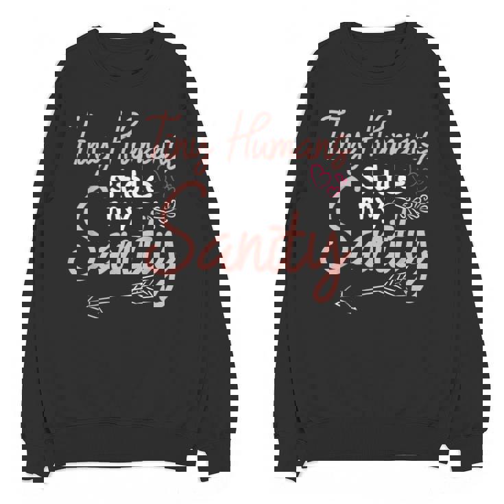 Childcare Provider Daycare Teacher Stole My Sanity Unisex Sweatshirt