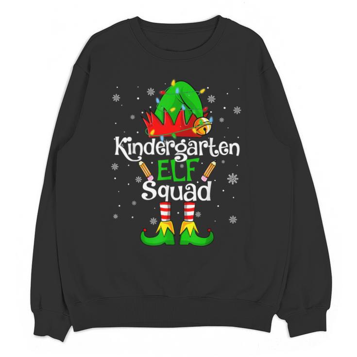 Christmas Kindergarten Elf Squad Teacher Student Unisex Sweatshirt