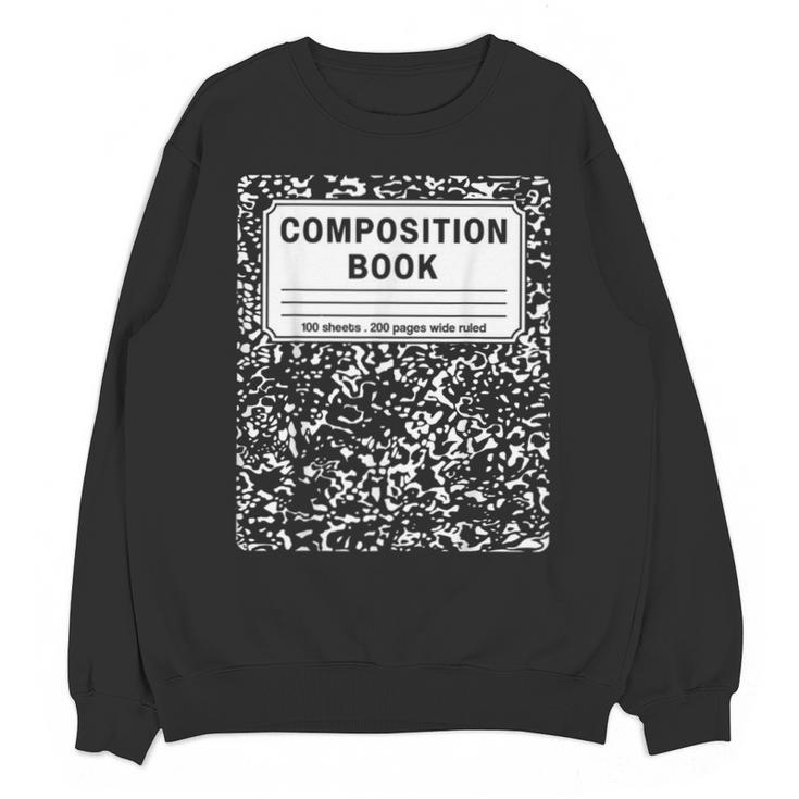 Composition Book Notebook Teachers Matching Group Halloween Unisex Sweatshirt