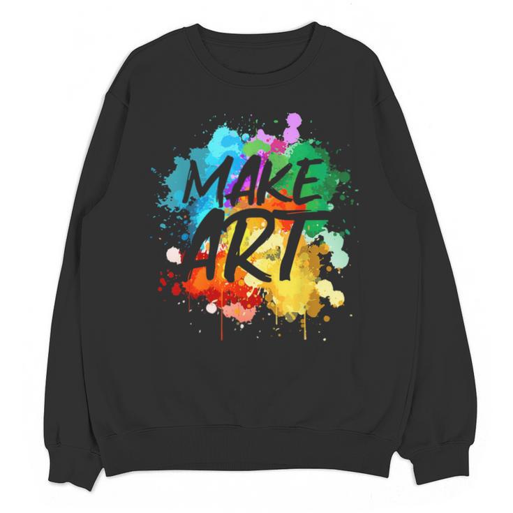 Cool Art For Men Women Artist Teacher Painter Artists Paint Unisex Sweatshirt