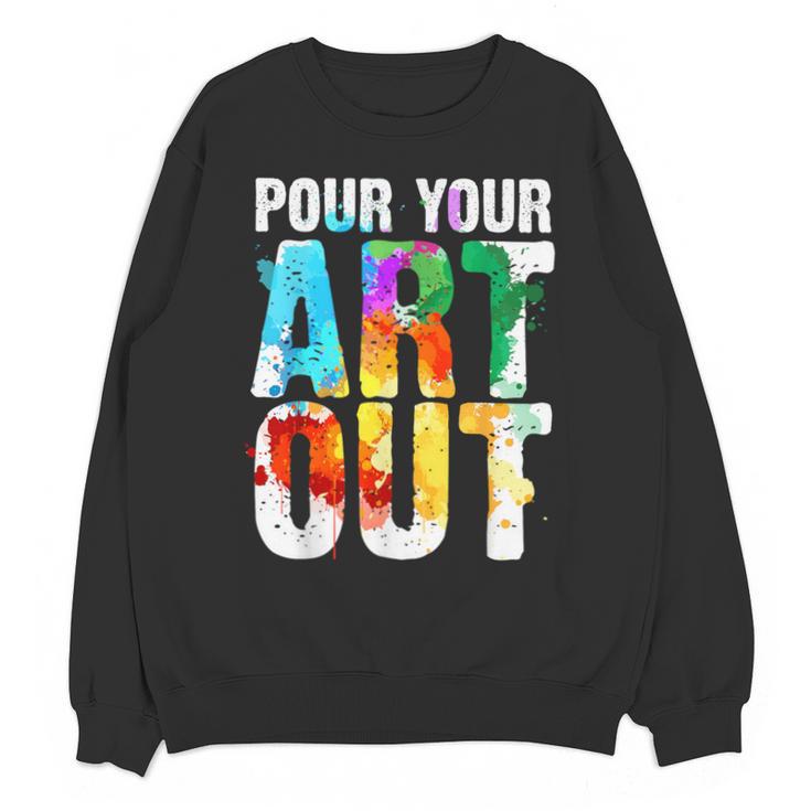 Cool Artist For Men Women Painter Art Teacher Paint Artists Unisex Sweatshirt