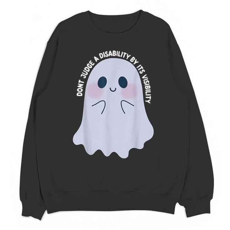 Dont Judge a Disability By Its Visibility Teacher Unisex Sweatshirt