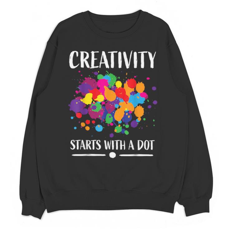 Dot Day Shirt Women Men Kids Girls Boys Teacher 2024 Dot Day Unisex Sweatshirt