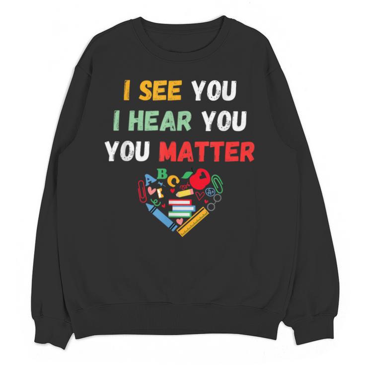 Emotional Intelligence Quote For School Counselor Teacher Unisex Sweatshirt