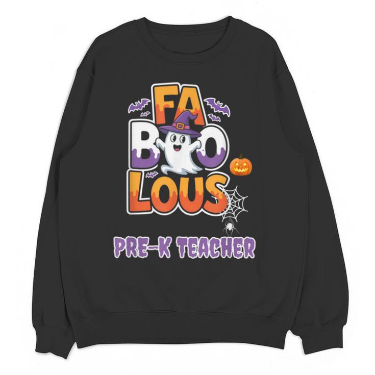 Fabulous Pre-K Teacher Halloween Costume Classroom Outfit Unisex Sweatshirt