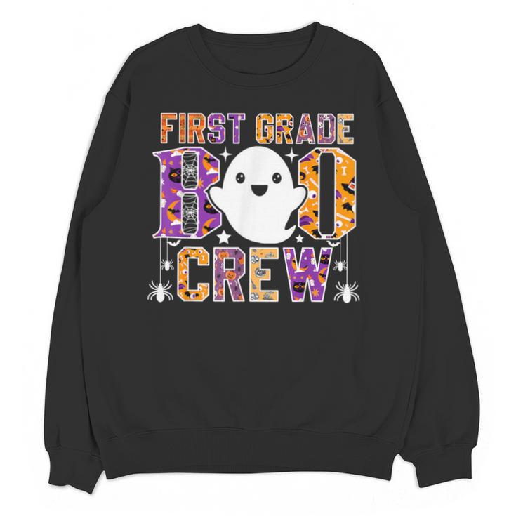 First Grade Boo Crew Teacher Student Halloween Costume Unisex Sweatshirt
