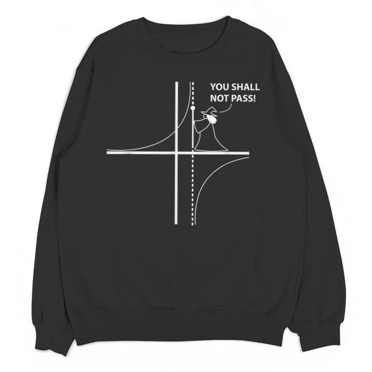 Function Asymptote Geek Math Pun Teacher Unisex Sweatshirt