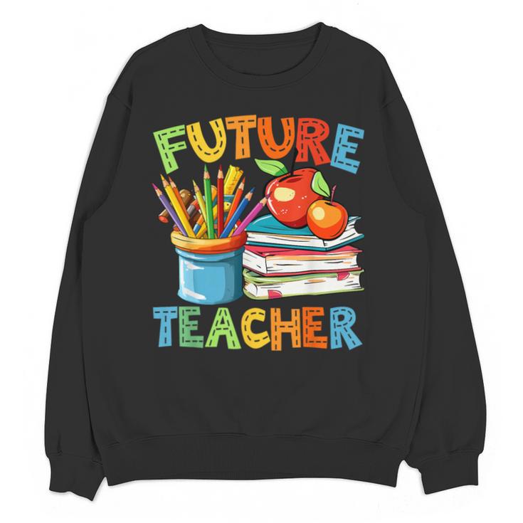 Future Teacher Costume For Kids Back To School Boy Girl Unisex Sweatshirt