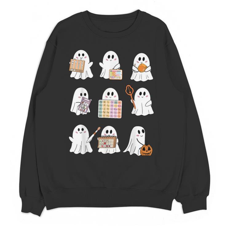 Ghost Speech Therapy Teacher Spooky Season Halloween Unisex Sweatshirt