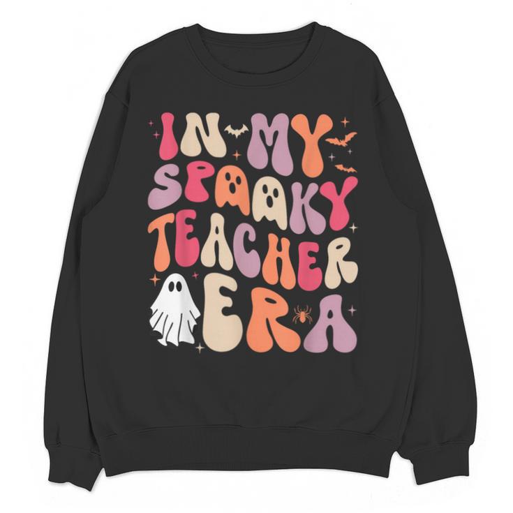 Groovy In My Spooky Teacher Era Halloween Party Boo Unisex Sweatshirt