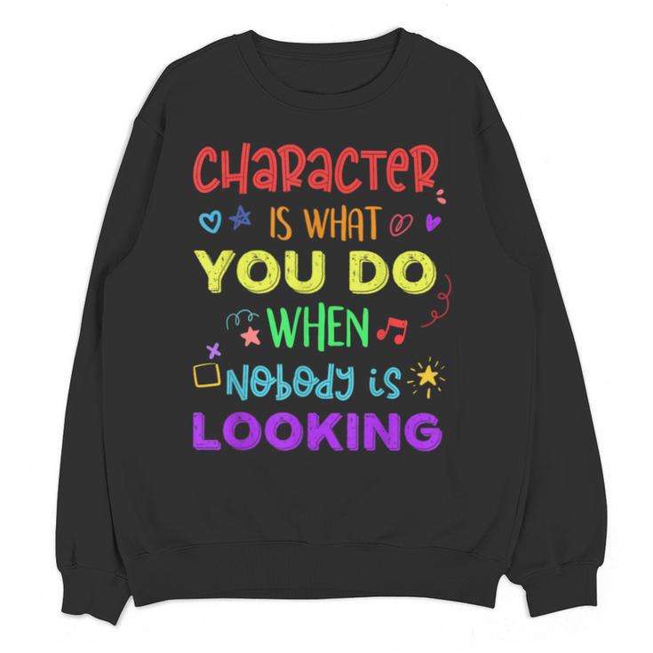 Growth Mindset Teacher Positive Message Inspirational Quote Unisex Sweatshirt