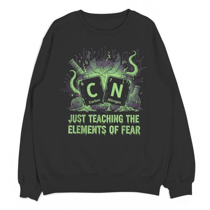 Halloween 67 Meme Science Chemistry Teacher Periodic Table Unisex Sweatshirt