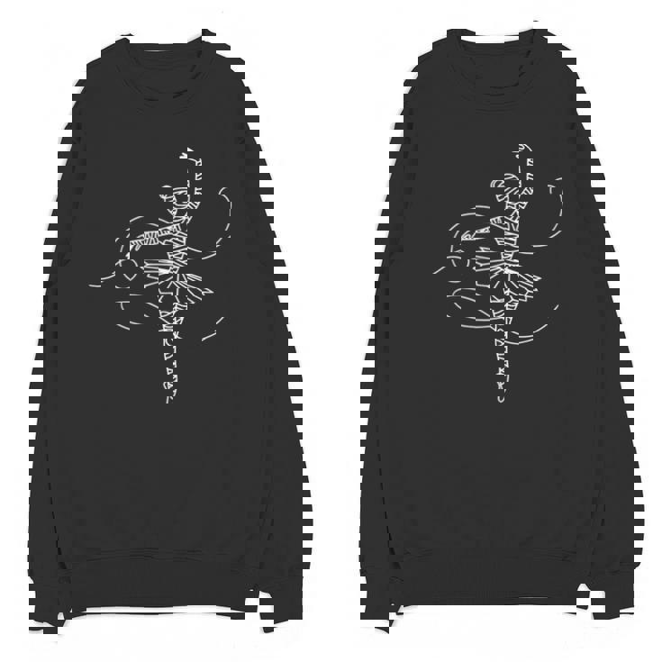 Halloween Ballet Mummy Ballerina Spooky Dance Teacher Women Unisex Sweatshirt