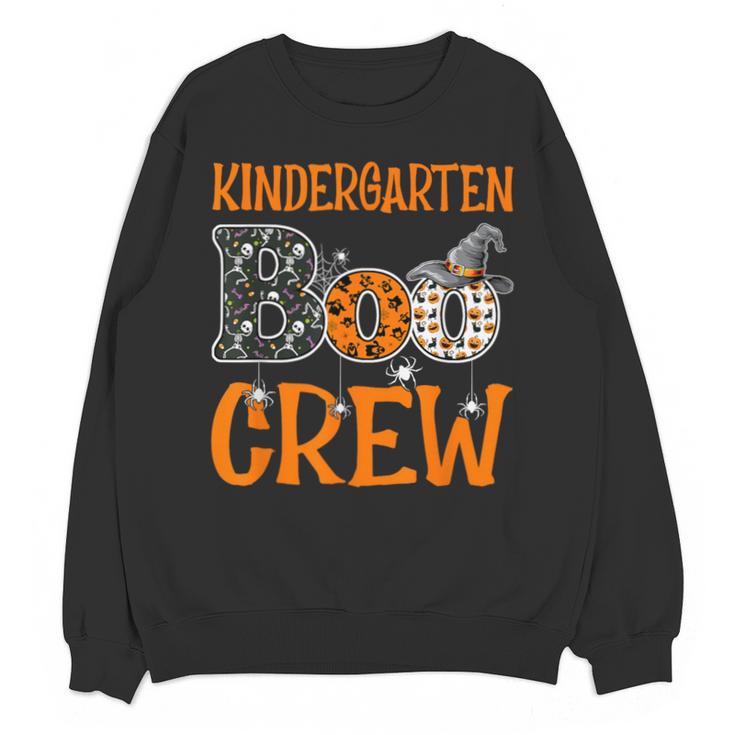 Halloween Kindergarten Boo Crew Kinder Teacher Student Unisex Sweatshirt