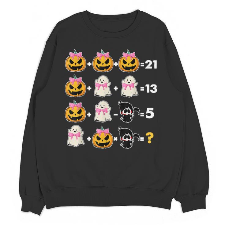 Halloween Math Teacher Men Women Order Of Operations Unisex Sweatshirt