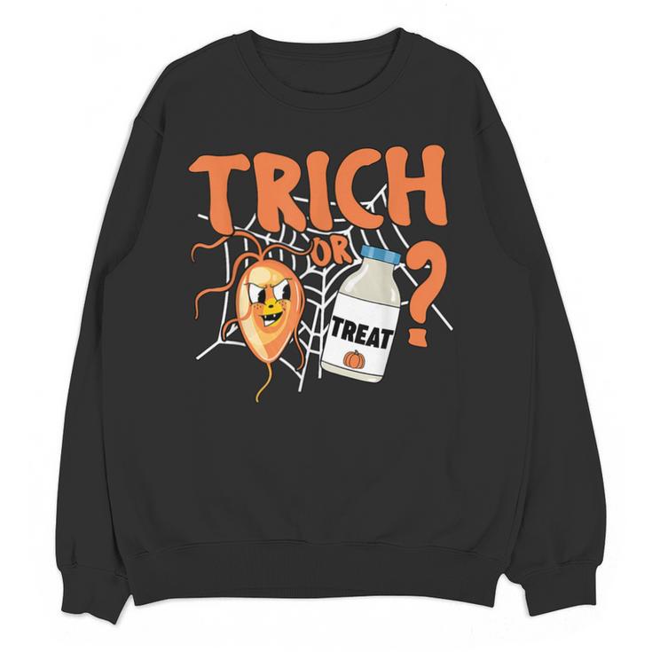 Halloween Medical Lab Science Microbiology Scientist Teacher Men Women Unisex Sweatshirt
