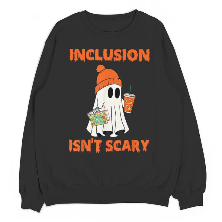 Inclusion Isn't Scary Shirt Halloween SLP Sped Teacher Unisex Sweatshirt