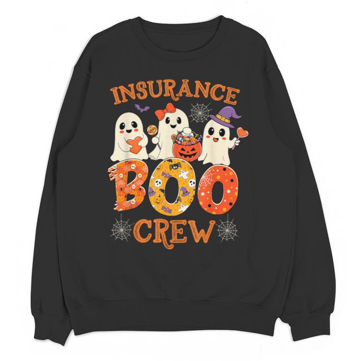 Insurance Boo Crew Halloween Spooky Costume Teacher Unisex Sweatshirt