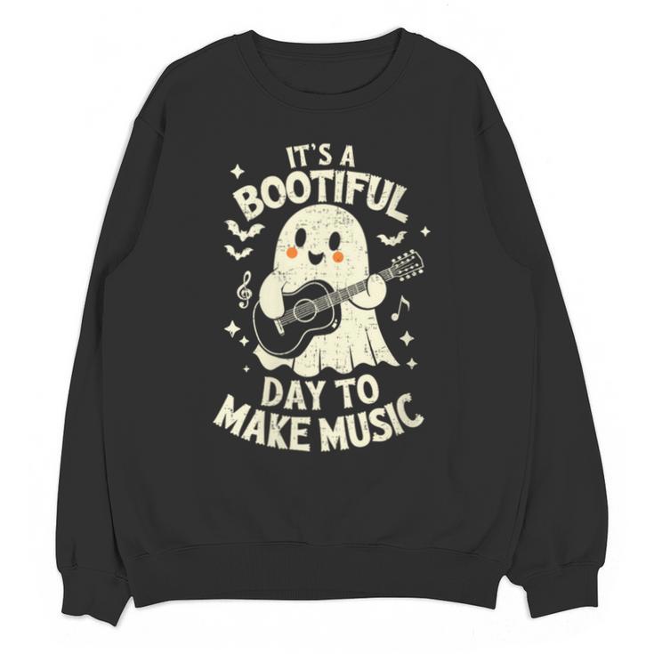 It's A Bootiful Day To Make Music Halloween Music Teacher Unisex Sweatshirt