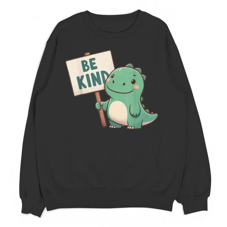 Be Kind Teacher Anti-Bullying Dino Kindness Women Men Boys Unisex Sweatshirt