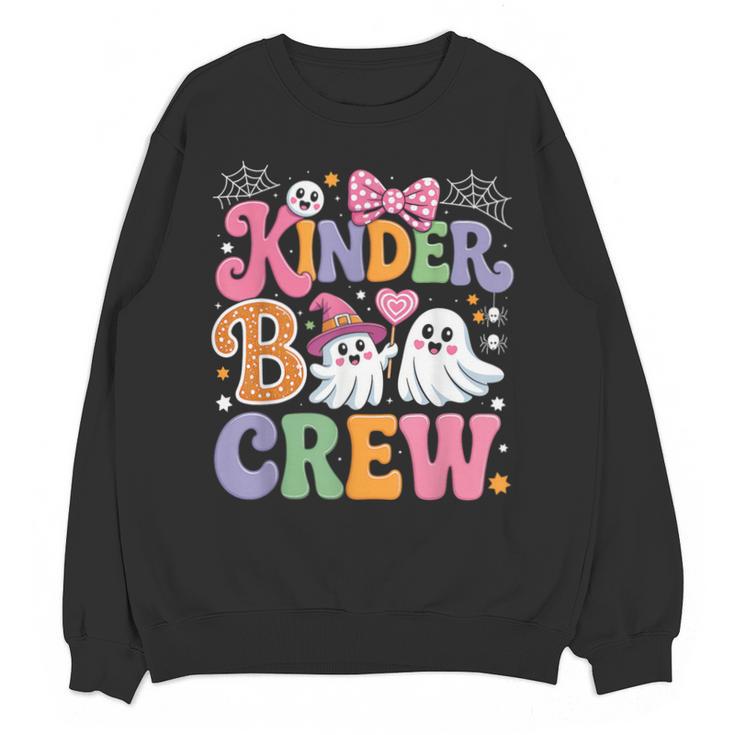 Kinder Boo Crew Kindergarten Teacher Student Halloween Unisex Sweatshirt