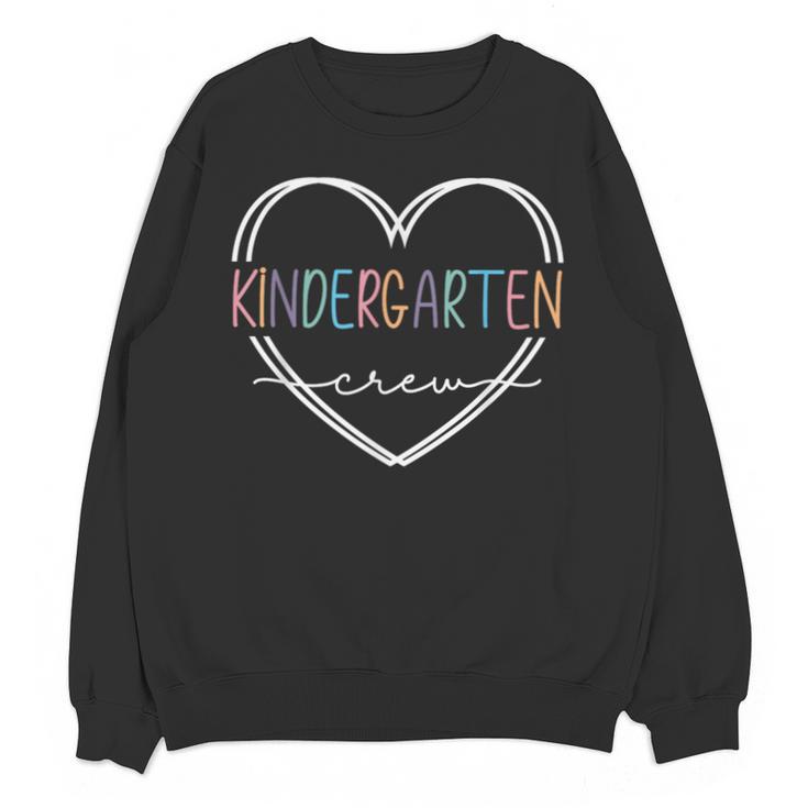 Kindergarten Crew Kinder Crew Teacher Squad Team Preschool Unisex Sweatshirt
