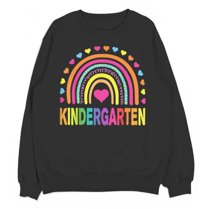 Kindergarten Rainbow Girls Boys Teacher Team Kinder Squad Unisex Sweatshirt