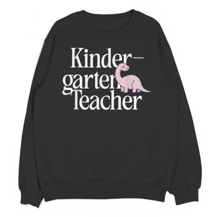 Kindergarten Teacher Dinosaur Back To School Unisex Sweatshirt