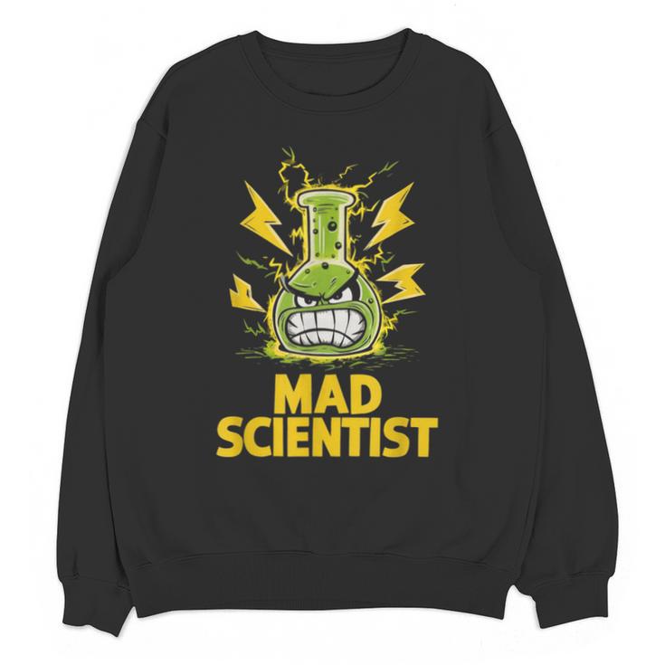 Mad Scientist Kids Youth Adult Science Teacher Chemistry Unisex Sweatshirt