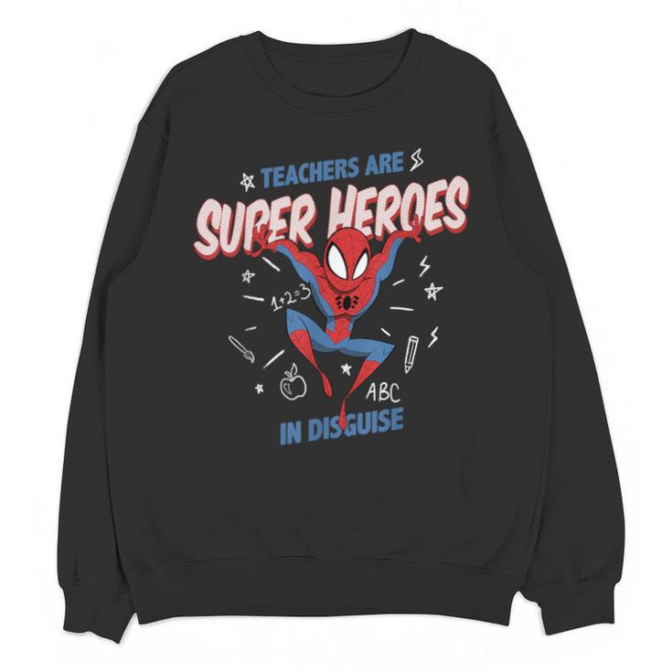 Marvel Spider-Man Teachers Are Super Heroes Unisex Sweatshirt