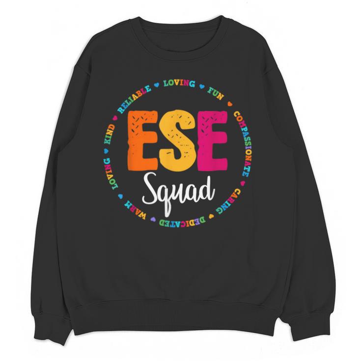 Matching ESE Squad First Last Day Team Teacher Student Tribe Unisex Sweatshirt