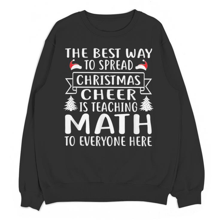 Math Teacher Christmas Mathematics Teacher Unisex Sweatshirt