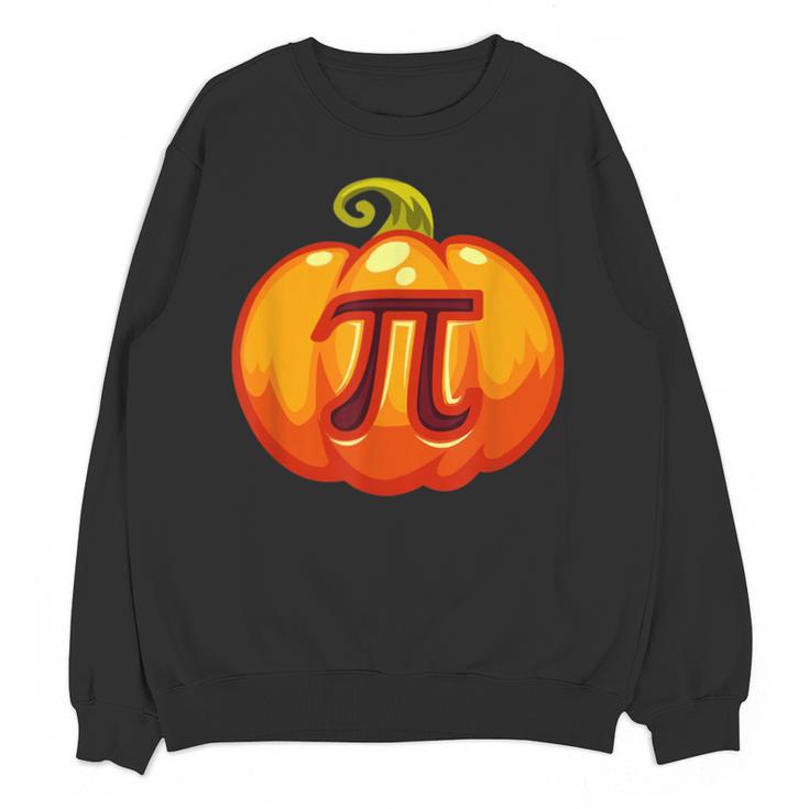 Math Teacher Halloween Costume Pumpkin Pi Pun Pie Men Unisex Sweatshirt