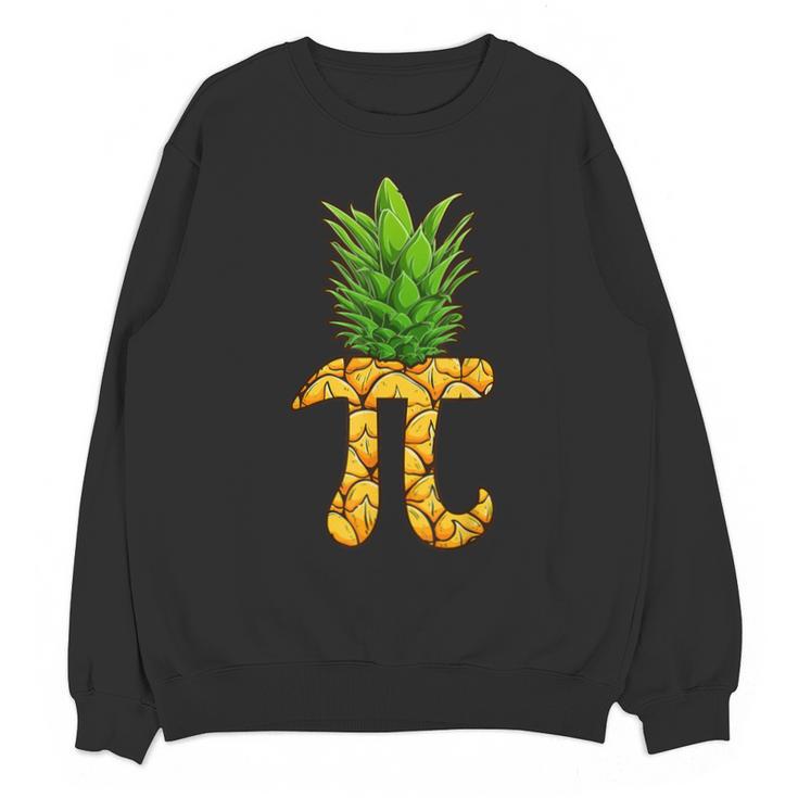 Math Teacher Hawaiian Shirts Pineapple Pi Day Symbol Unisex Sweatshirt