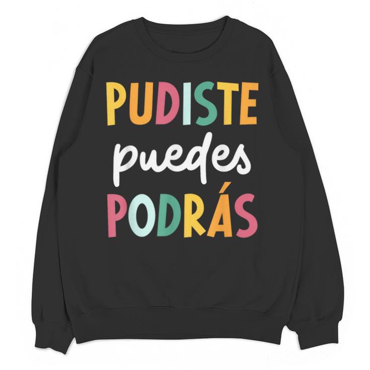 Multilingual Hispanic Heritage Spanish Teacher Maestra Unisex Sweatshirt