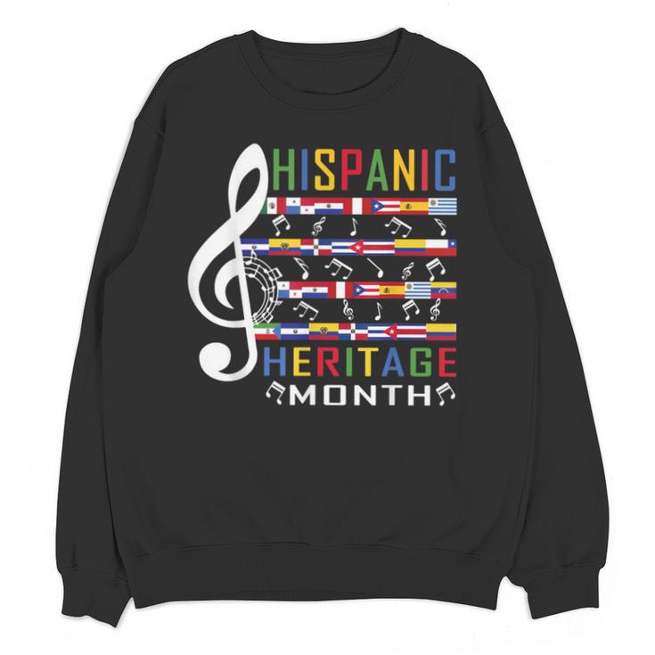 Music Teacher Kid National Hispanic Heritage Month Unisex Sweatshirt