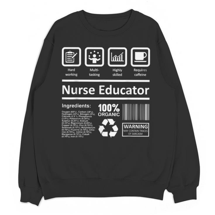 Nurse Educator Shirt Men Women Nursing Instructor Teacher Unisex Sweatshirt