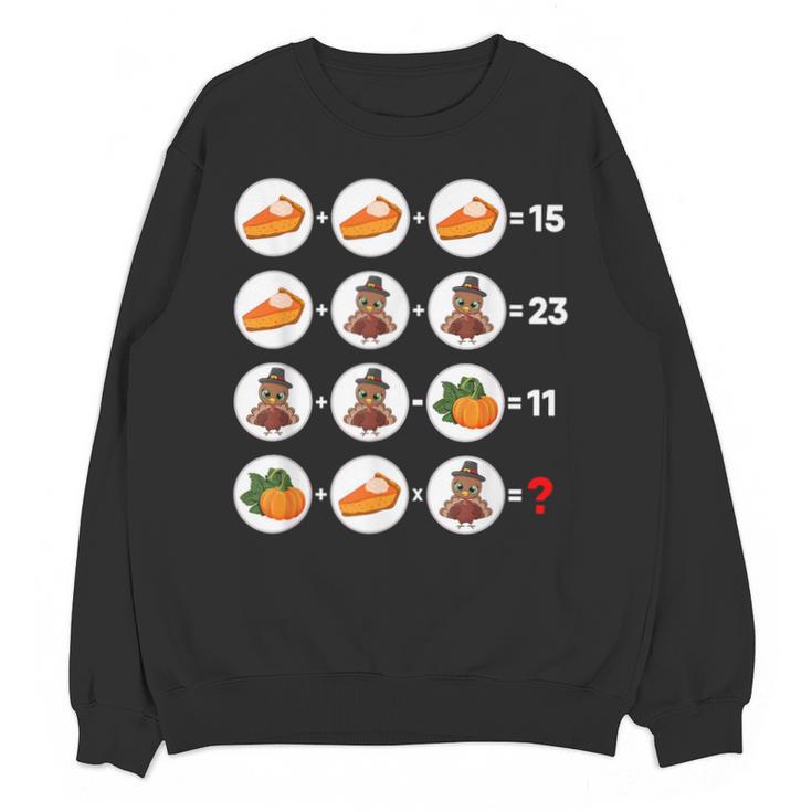 Order Of Operations Math Quiz Game Teacher Thanksgiving Unisex Sweatshirt