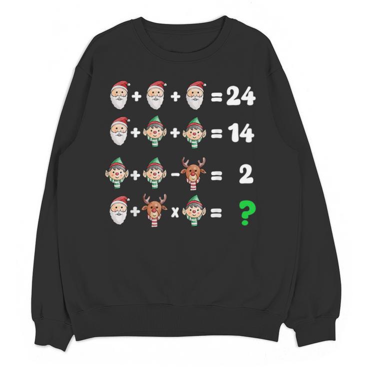 Order Of Operations Quiz Christmas Math Teacher Xmas Math Unisex Sweatshirt